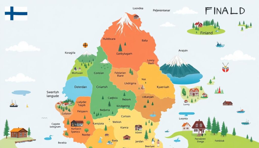Мовна карта Фінляндії