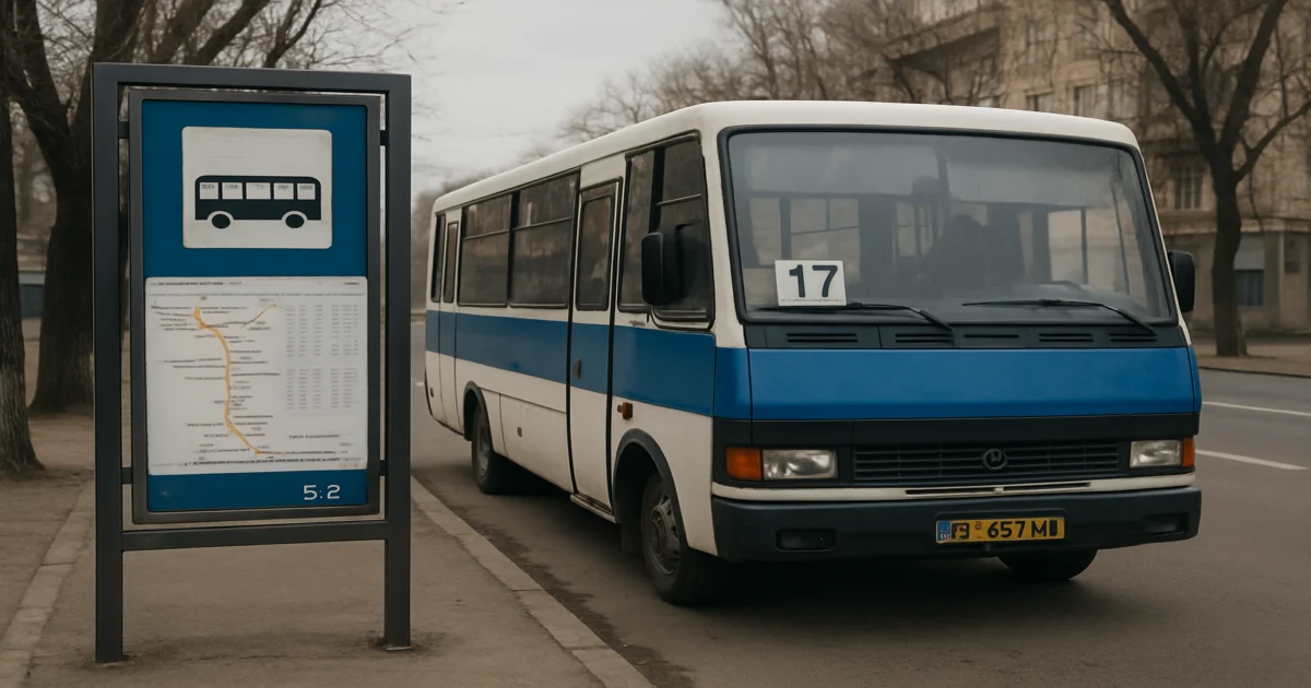 Маршрутка №17 в Николаеве: Расписание, схема, стоимость