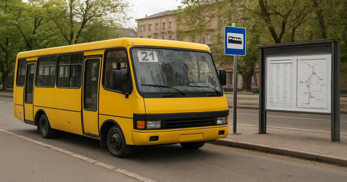 Маршрутка №21 в Николаеве: Расписание, схема, стоимость