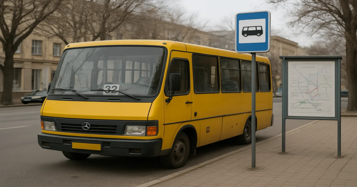 Маршрутка №32 в Николаеве: Расписание, схема, стоимость