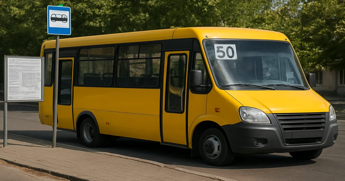 Маршрутка №50 в Николаеве: Расписание, схема, стоимость